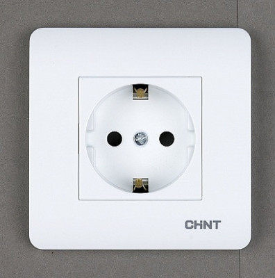Chint Розетка с заземляющим контактом 16А 250В, 715389
