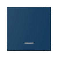 GAL001116 - ARTGALLERY 1-клавишный ВЫКЛЮЧАТЕЛЬ КНОПОЧНЫЙ с подсв., 10А, механизм, АКВАМАРИН