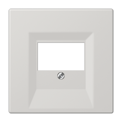 Крышка для ТАЕ и USB розеток, фиксация винтом; термопласт; светло-серый; LS990, LS969TLG