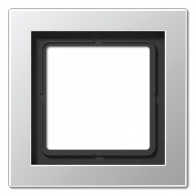 Рамка для вертикальной и горизонтальной установки, 1 пост; металл; алюминий; LS Design, ALD2981