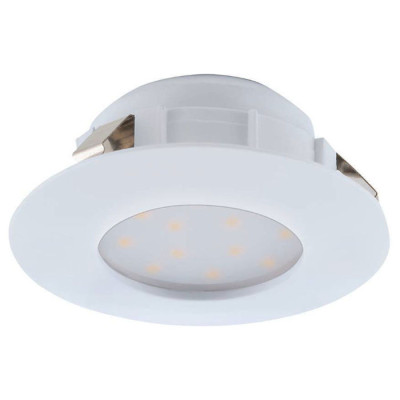 95817 Светодиод. встраиваемый светильник PINEDA, 1х6W(LED), ?78, IP44, пластик, белый