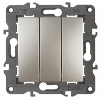 ЭРА 14-1107-04 Elegance Шампань Выключатель 3-кл