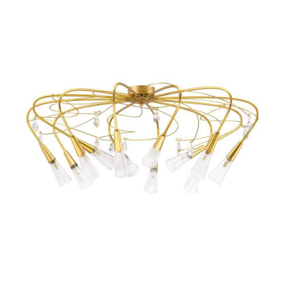 Lightstar 711121 (SX1105/12)  Люстра AEREO 12х25W G9 МАТОВОЕ ЗОЛОТО (в комплекте)