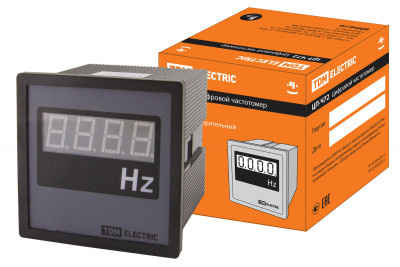 Цифровой частотомер ЦП-Ч72 30-100Гц-0,5-Р TDM Electric, SQ1102-0529