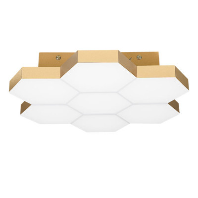 Lightstar 750071 (MX13003032-7А) Люстра потол FAVO LED-35W 1680LM Satin Gold 3000K (в комплекте)