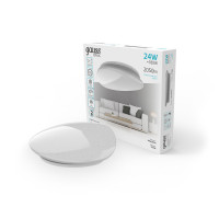 Светильник Gauss Basic Space Stone НПС 24W 2050lm 4000K 220-240V IP20 370*340*90 LED 1/20, 995438224