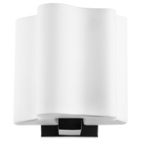 Lightstar 802617 (NUBI-B1A) Бра NUBI 1х40W E14 ЧЕРНЫЙ МАТОВЫЙ/БЕЛЫЙ (в комплекте)