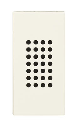 N2119 PL - Механизм зуммера, 1-модульный, серия Zenit, цвет серебристый - 2CLA211900N1301