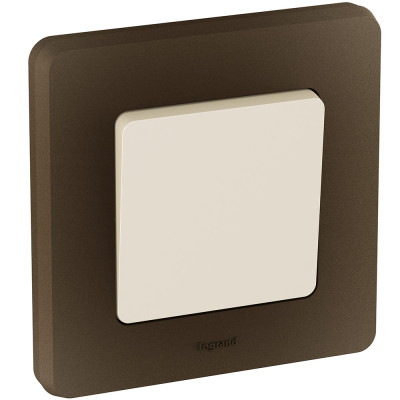 Legrand Выключатель одноклавишный - Legrand Inspiria - 10А 250В безвинтовые зажимы - слоновая кость, 673601