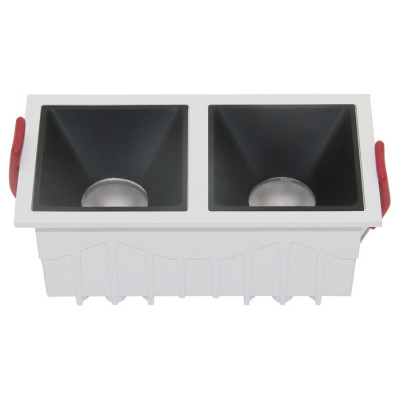 Downlight Alfa LED Встраиваемый светильник, цвет: Бело-черный 20W