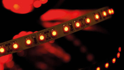Лента светодиодная стандарт 3528 120LED/м 9.6Вт/м красн. 12В IP20 (уп.5м) SWG Standard 00-00009465
