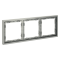 Рамка пластиковая VOLTUM S70 на 3 поста, (сталь), VLS100305