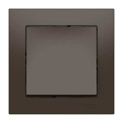 ATN000612S - ATLASDESIGN 1-клавишный ВЫКЛЮЧАТЕЛЬ, сх.1, 10АХ, в сборе, быстрозажим. клем., МОККО, Systeme Electric