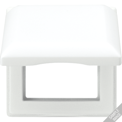 Откидная крышка 80,5 x 80,5 мм; противоударная; слоновая кость, AS581BFKL