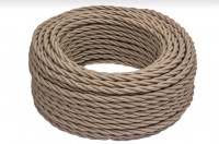 Bironi Провод 2*0,75 Капучино (матовый) 150м, B1-422-716-150