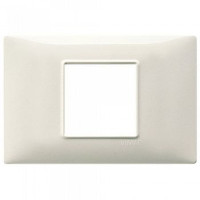 Vimar Накладка для 2 модулей центрально белый гранит, 14652.06