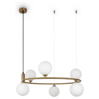 Modern Ring Подвесной светильник, цвет: Латунь 6x25W G9