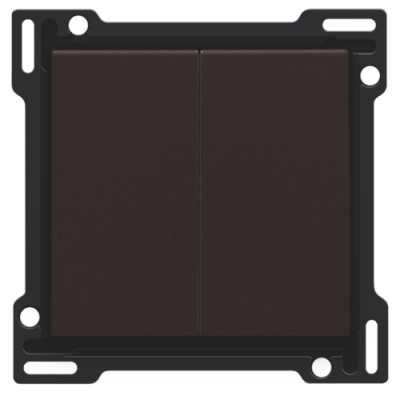 Niko Шоколад Клавиша двойная, 124-61505