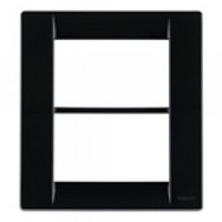Vimar Накладка для 6 модулей (3+3) пластик черный, 16747.16