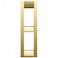 Vimar Накладка на 2 модуля для панелей металл блестящее золото, 16782.32 Vimar Накладка на 2 модуля для панелей металл блестящее золото, 16782.32