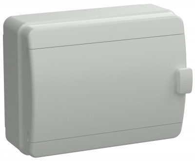 TEKFOR Корпус пласт. КМПн-18 IP65 сер. непрозр. дверь IEK, TF5-KP73-N-18-65-K03-K03