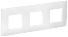 SKANDY Рамка 3-мест. SK-F03W арк. бел. IEK, SK-M32-K01