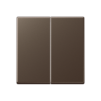 Двойная клавиша для балансирных механизмов выключателей (кнопок), в комплекте с AS90-5HP (крепежный элемент), возможно IP44; дюропласт; мокко; A500, A595MO