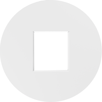 Donel D16 глянцевый белый накладка 1-я для розеток RJ45,TV,SAT,HDMI, DO85903