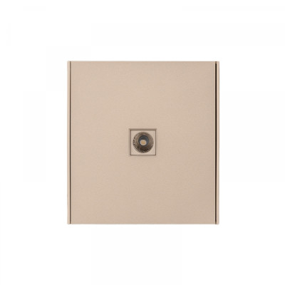 KRANZ STRONG Розетка TV с/у шелк, с 1-пост. рамкой, KR-78-0723-8