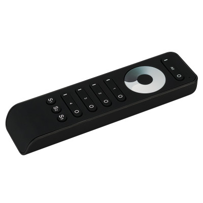 Пульт SMART-R33-DIM Black (4 зоны, 2.4G) (Arlight, IP20 Пластик, 5 лет), 025030