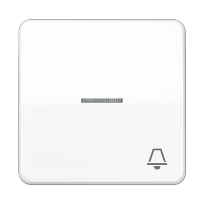 Клавиша с окошком и символом "звонок" для выключателей с подсветкой; белая, CD590KO5KWW