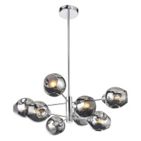 ST LUCE SL1500.103.08 Светильник подвесной ST-Luce Хром/Дымчатый E14 8*40W