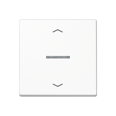 Клавиша для KNX кнопки, 1 группа, с окошком, символы стрелки; термопласт; белый, A101KO5PBFWW