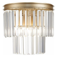 ST LUCE SL1624.201.02 Бра ST-Luce шампань/прозрачный E14 2*40W