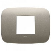 19682.13 - Vimar Накладка Round на 2 модуля центрально шампань матовый