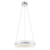 ST LUCE SL383.103.01 Светильник подвесной ST-Luce Хром/Хром, Прозрачный LED 1*34W 3000K