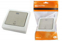 Кнопка звонковая с подсветкой скрытой установки IP54 6A "Вуокса" TDM Electric, SQ1803-0107 Кнопка звонковая с подсветкой скрытой установки IP54 6A "Вуокса" TDM Electric, SQ1803-0107