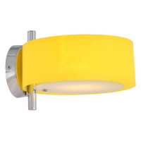 Evoluce SL483.091.01 Светильник настенный Хром/Желтый E27 1*60W Evoluce SL483.091.01 Светильник настенный Хром/Желтый E27 1*60W