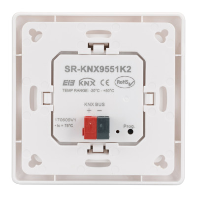 Панель Knob SR-KN9551K2-UP White (KNX, DIM) (Arlight, IP20 Пластик, 3 года), 023487