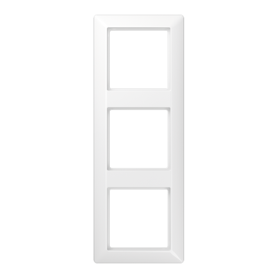 Рамка для вертикальной и горизонтальной установки, 3 поста; дюропласт; белый; AS500, AS583WW