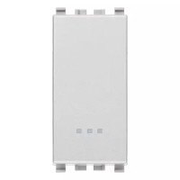 Vimar Кнопка 1P NC 10A ,серебро матовое, 20010.N