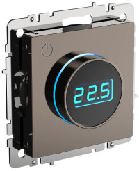 BRITE Термостат электронный с инд. ТС10-1-БрТБ бр. IEK, BR-RT11-K45