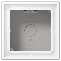 Коробка накладного монтажа 1 пост, с негорючим основанием и встроенной рамкой; дюропласт; белый матовый, LS581AWWM Коробка накладного монтажа 1 пост, с негорючим основанием и встроенной рамкой; дюропласт; белый матовый, LS581AWWM