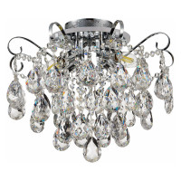 Evoluce SLE160002-04 Светильник потолочный Хром/Прозрачный E14, LED 4+1*40/5(подсветка)W