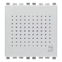 Vimar Звонок электронный трехтональный 12V ,серебро матовое, 20380.N