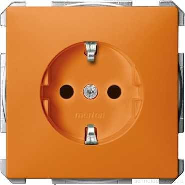 МЕХ-М РОЗЕТКИ SCHUKO Д/СПЕЦ.ЭЛ.Ц.ОРАНЖ