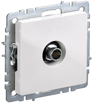 BRITE Роз. TV оконечная РТВ11-0-БрБ бел. IEK, BR-A10-O-K01