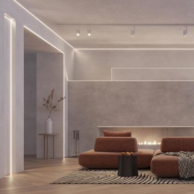 Профиль DECORE-S6-EXT-V-COMFORT-2000 ANOD внешний (Arlight, Алюминий), 043163