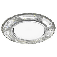 Светильник встраиваемый со светодиодной подсветкой 20LED*2835 SMD 4000K, 15W GX53, без лампы, прозрачный, хром, CD4031 с драйвером в комплекте, Feron 32658