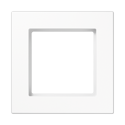 Рамка для вертикальной и горизонтальной установки, 1 пост; термопласт; белый; A550, A5581BFWW